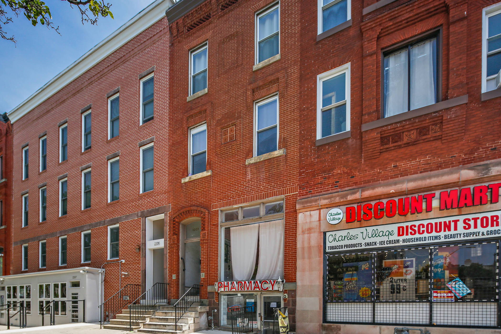 2203 North Charles Street: 4-Unit Mixed Use Building in Old Goucher